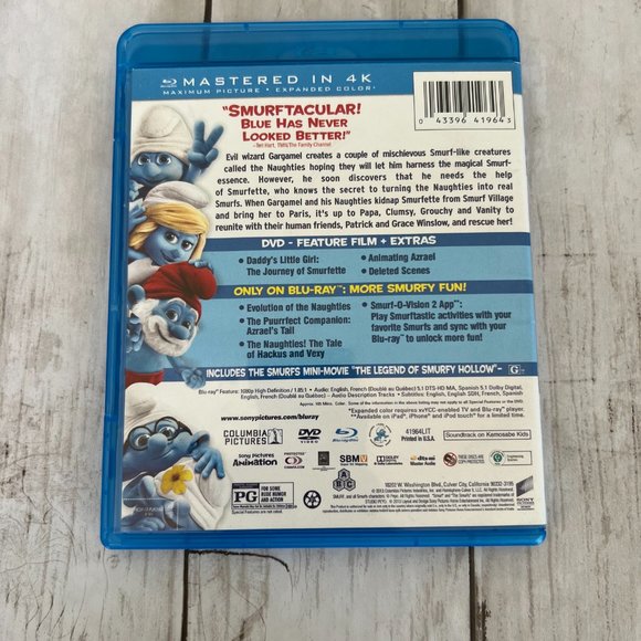 The Smurfs 2: Blu Ray + DVD Combo Set - Picture 3 of 5